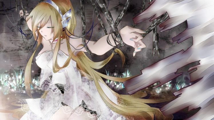 Vocaloid, Lily (Vocaloid), Anime girls, Blonde, Slaves HD Wallpaper Desktop Background