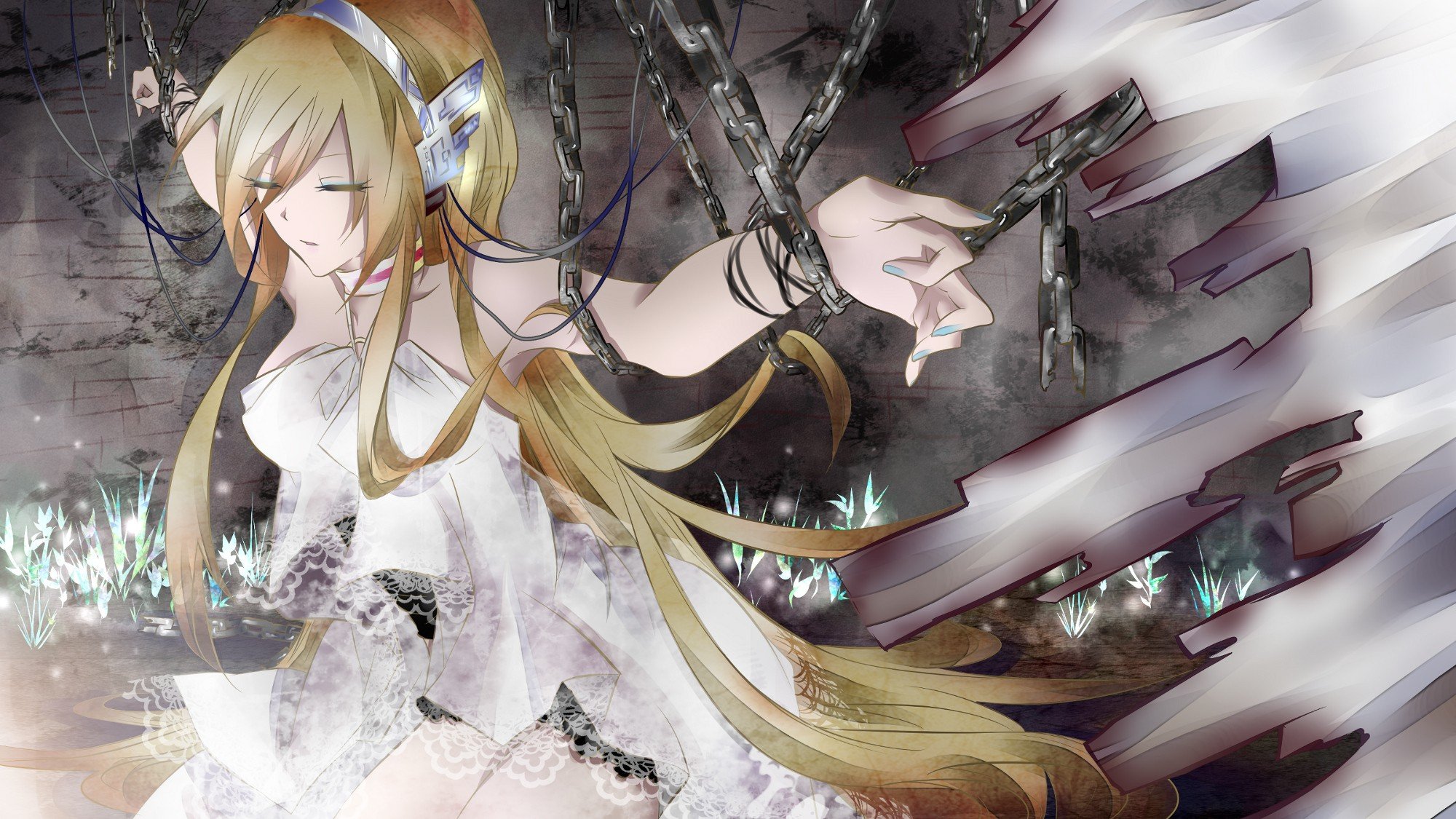 Vocaloid, Lily (Vocaloid), Anime girls, Blonde, Slaves Wallpaper