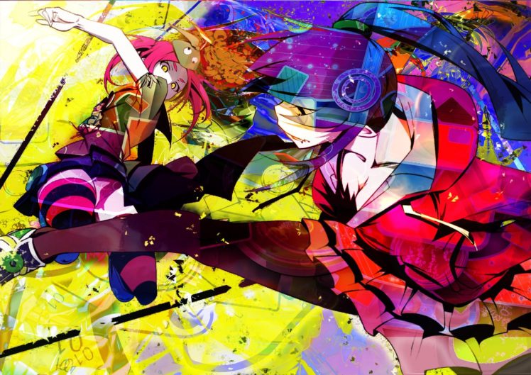 Monogatari Series, Ononoki Yotsugi, Oshino Shinobu, Anime, Anime girls HD Wallpaper Desktop Background