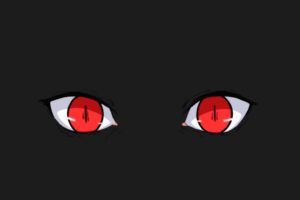 eyes, Kagerou Daze, Red eyes, Digital art, Anime, Kagerou Project, Black