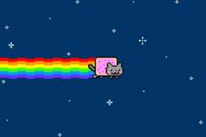 outer, Space, Cats, Rainbows, Nyan, Cat