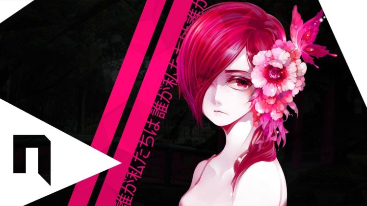 anime girls, Flowers, Tokyo Ghoul, Kirishima Touka HD Wallpaper Desktop Background