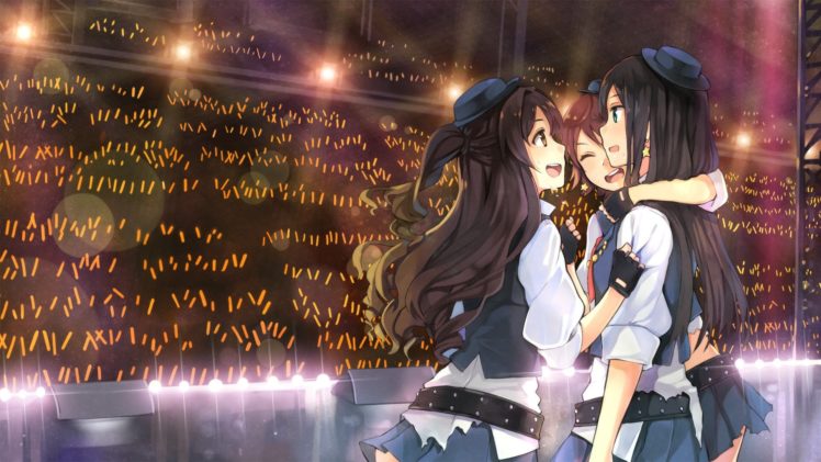 anime, THE iDOLM@STER: Cinderella Girls, Honda Mio, Shibuya Rin, Shimamura Uzuki, Anime girls HD Wallpaper Desktop Background
