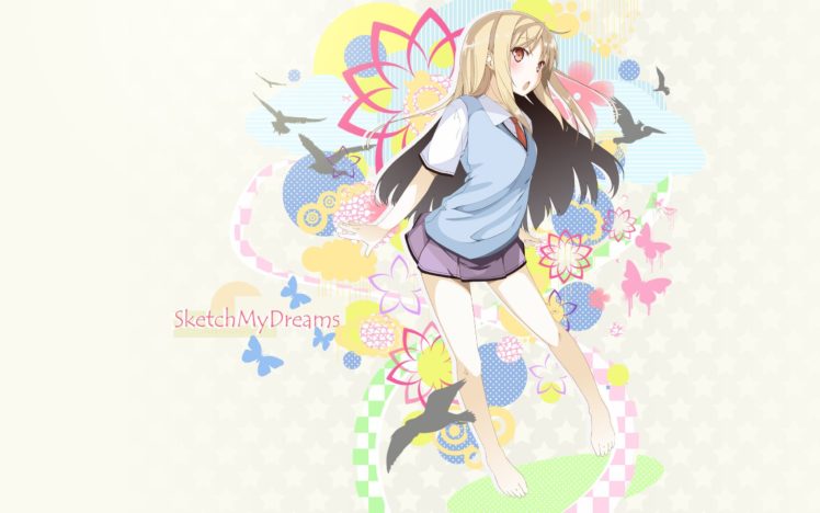 Sakurasou no Pet na Kanojo, Shiina Mashiro, School uniform, Schoolgirls, Anime girls HD Wallpaper Desktop Background