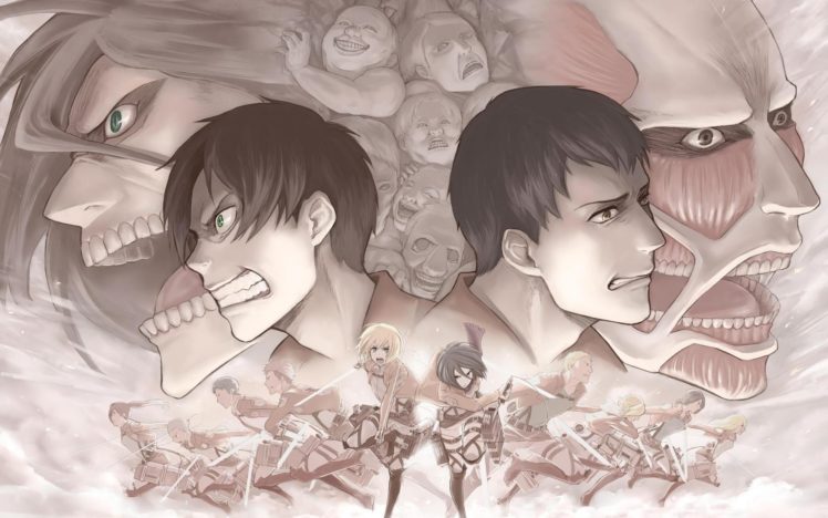 Shingeki no Kyojin, Anime, Anime girls, Anime boys HD Wallpaper Desktop Background