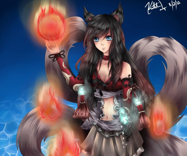 Ahri, League of Legends HD Wallpaper Desktop Background