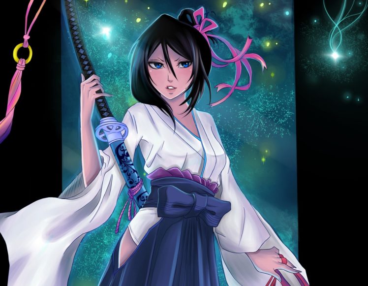 Bleach, Kuchiki Rukia, Anime vectors HD Wallpaper Desktop Background