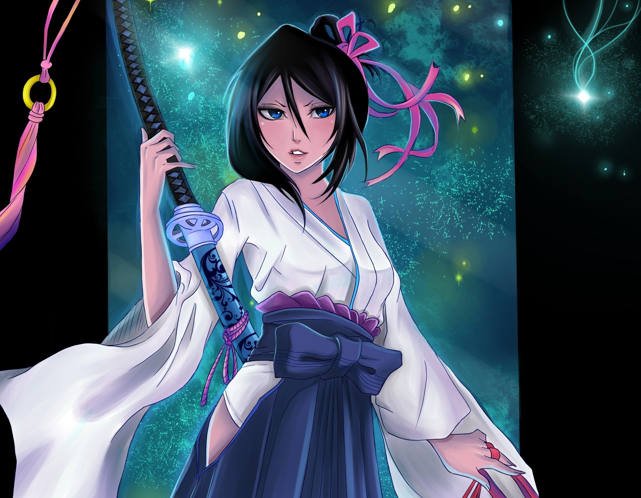 Download Bleach, Kuchiki Rukia, Anime vectors Wallpapers HD / Desktop and Mobile Backgrounds