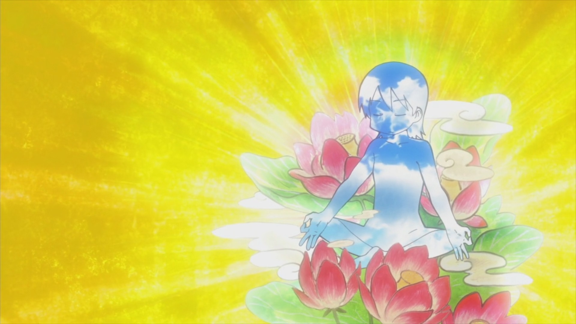 Yuuko, Nichijou, Meditation Wallpaper