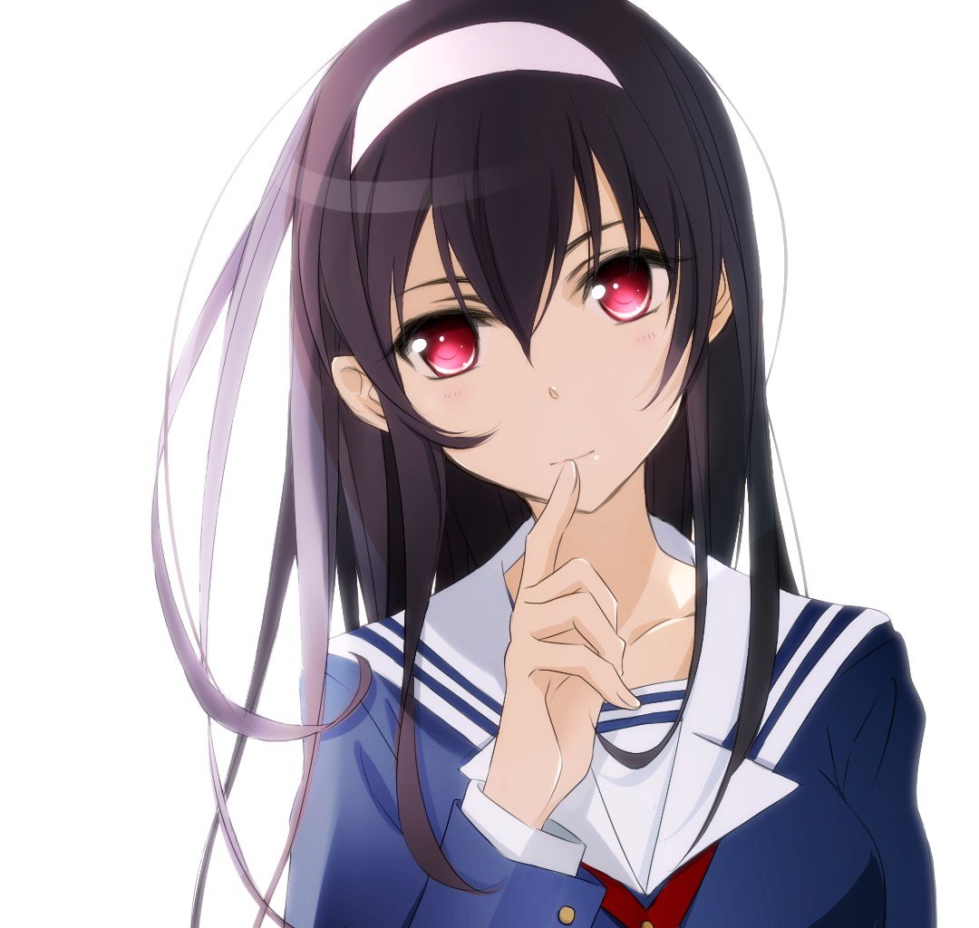 Saenai Heroine no Sodatekata, Kasumigaoka Utaha, School uniform, Long hair, Red eyes, Anime girls, Anime Wallpaper