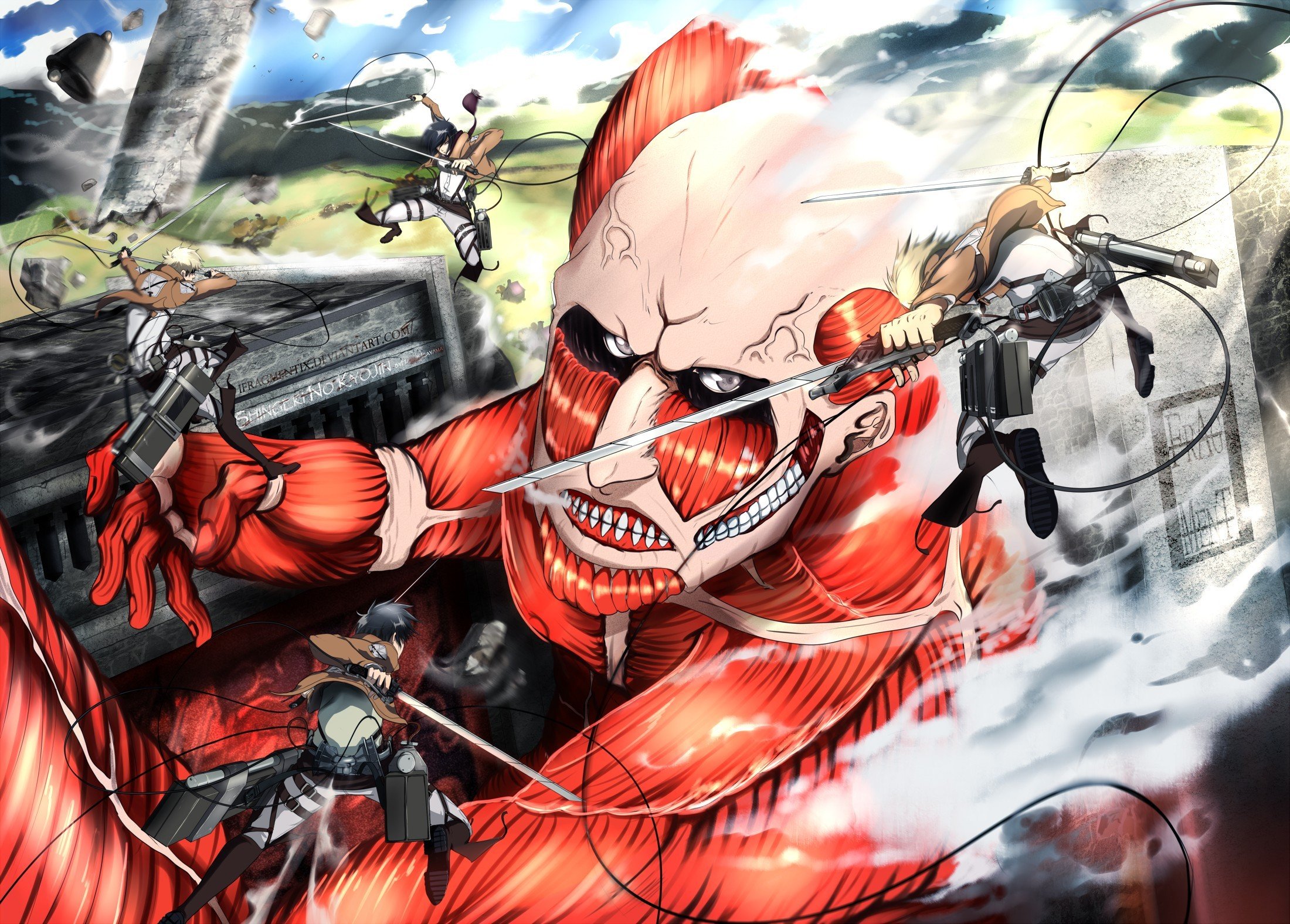 Shingeki no Kyojin, Colossal Titan Wallpaper