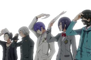 Tokyo Ghoul, Yomo Renji, Anime boys, Kaneki Ken, Kirishima Touka, Uta (Tokyo Ghoul), Anime
