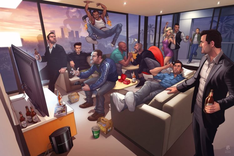 video games, Grand Theft Auto HD Wallpaper Desktop Background