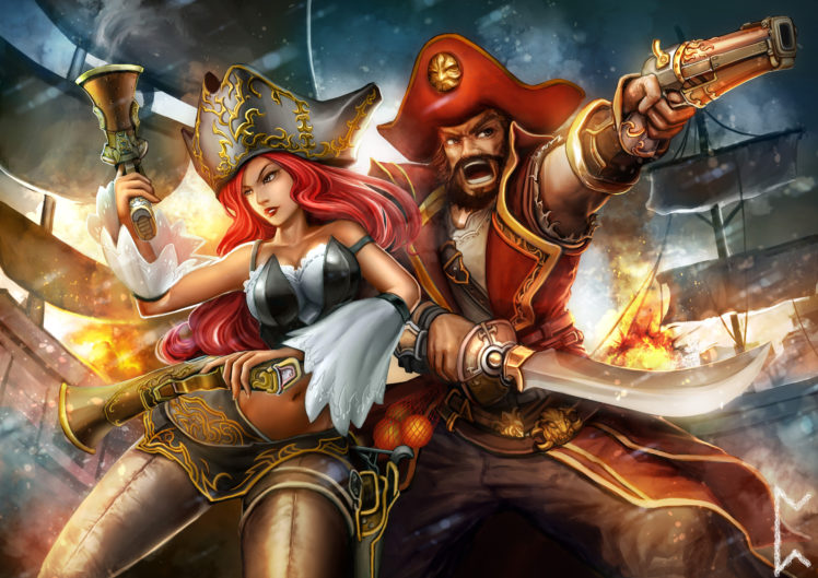 pirates, Pistols, Men, Hat, Two, Sabre, Fantasy, Girls HD Wallpaper Desktop Background