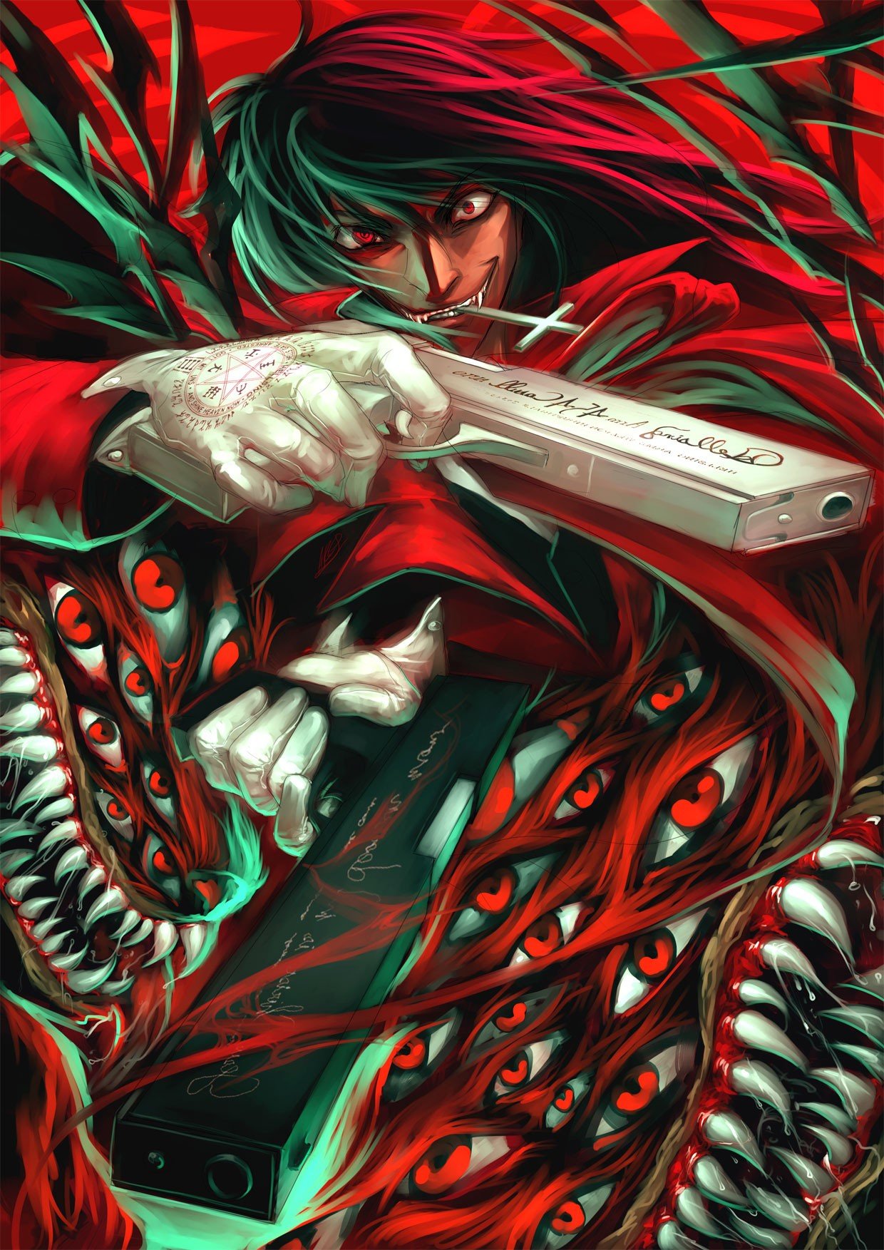 Hellsing, Anime, Alucard, Pistol Wallpaper