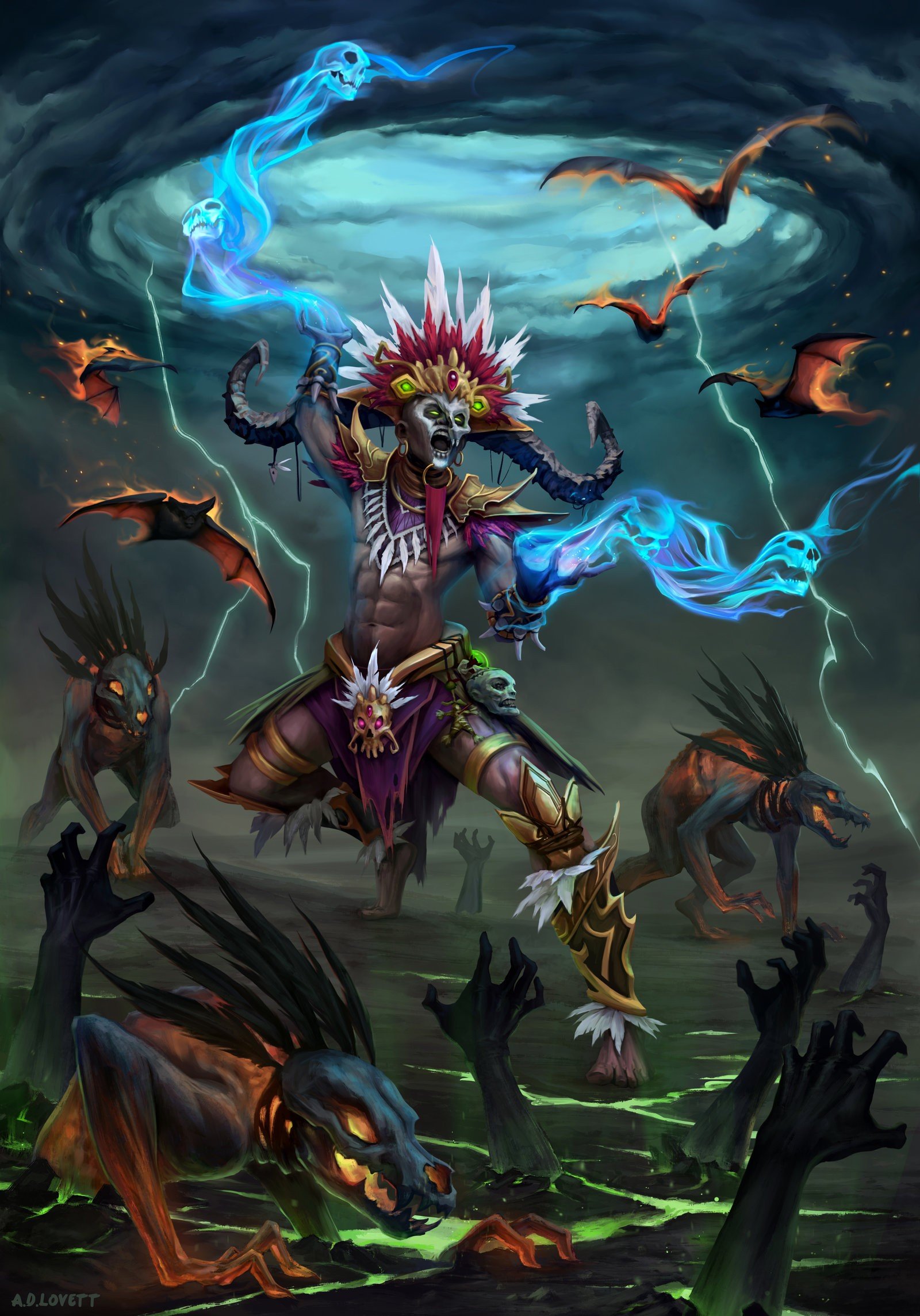 witch doctor, Diablo, Diablo III, Diablo 3: Reaper of Souls Wallpaper