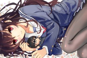 anime, Saenai Heroine no Sodatekata, Kasumigaoka Utaha, School uniform, Anime girls, Aki Tomoya