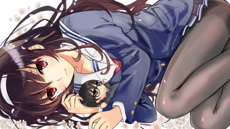anime, Saenai Heroine no Sodatekata, Kasumigaoka Utaha, School uniform, Anime girls, Aki Tomoya HD Wallpaper Desktop Background