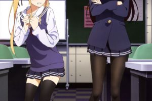 anime girls, Anime, Saenai Heroine no Sodatekata, Kasumigaoka Utaha, Sawamura Eriri Spencer, School uniform, Scanned image