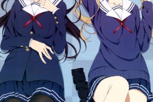 anime, Anime girls, Saenai Heroine no Sodatekata, Kasumigaoka Utaha, Sawamura Eriri Spencer, School uniform