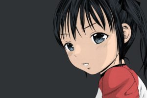 anime girls, Manga, Zaki Zaraki, Ponytail, Portrait, Short hair, Dark hair, Tomboys