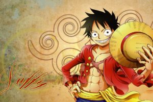 anime, One Piece, Monkey D. Luffy, Straw hat