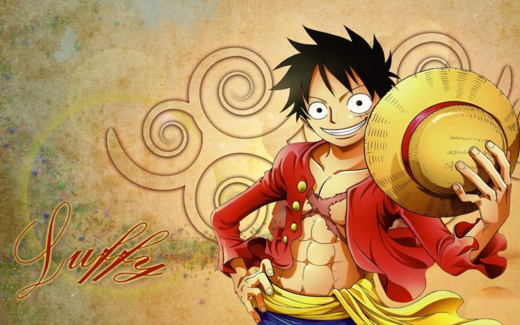anime, One Piece, Monkey D. Luffy, Straw hat HD Wallpaper Desktop Background