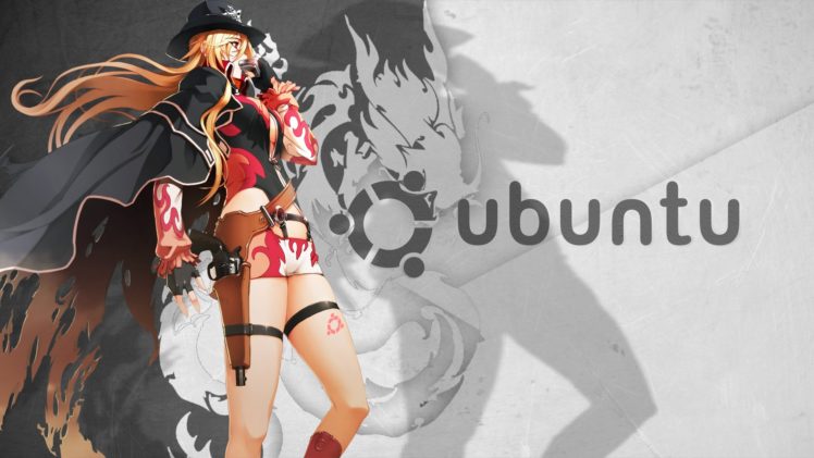 anime girls, Ubuntu HD Wallpaper Desktop Background
