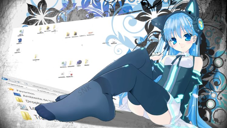 anime girls, Microsoft Windows, Original characters, Loli HD Wallpaper Desktop Background