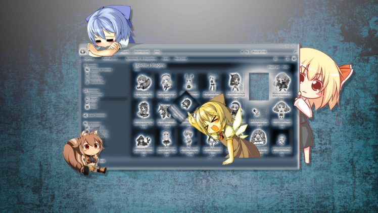 anime girls, Touhou, Blazblue HD Wallpaper Desktop Background