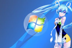 anime girls, Vocaloid, Hatsune Miku, Microsoft Windows