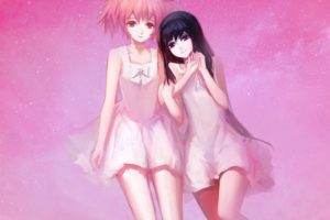 Mahou Shoujo Madoka Magica, Kaname Madoka, Akemi Homura, Anime girls