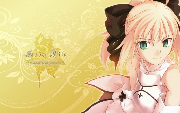 Saber, Fate Unlimited Codes, Fate Series, Saber Lily, Blonde, Green eyes HD Wallpaper Desktop Background