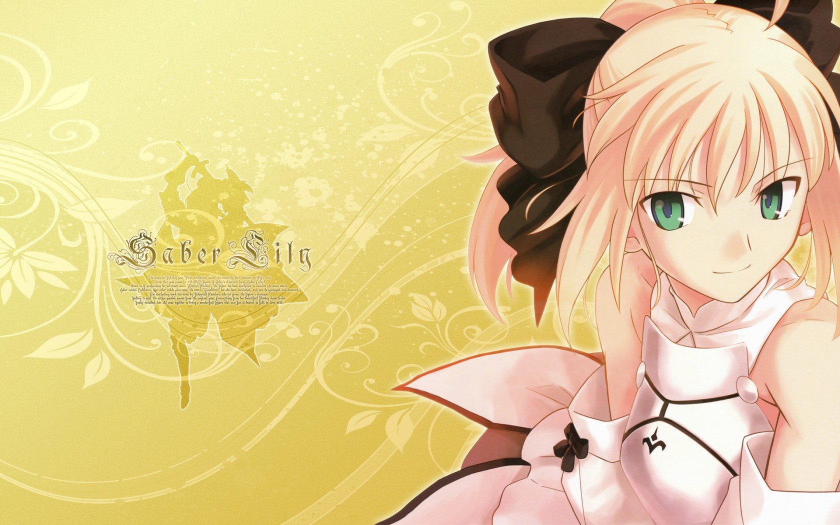Saber, Fate Unlimited Codes, Fate Series, Saber Lily, Blonde, Green eyes Wallpaper