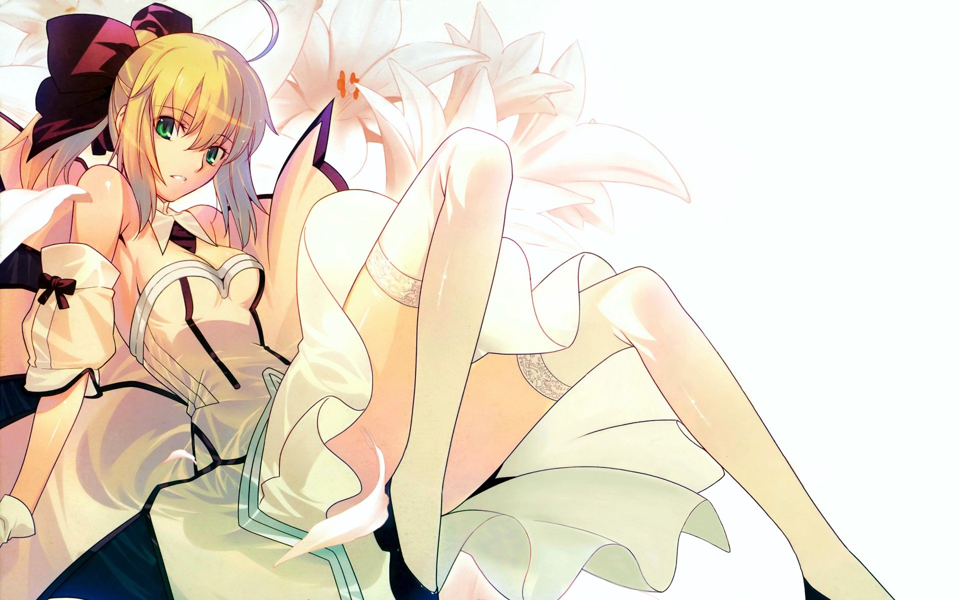 Saber, Anime girls, Fate Series, Fate Stay Night, Type Moon, Saber Lily Wallpaper