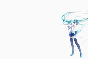 anime girls, Long hair, Hatsune Miku, Skirt, Vocaloid