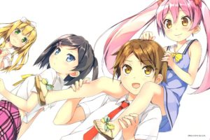 anime, Anime girls, Hentai Ouji to Warawanai Neko, Tsutsukakushi Tsukiko, Azuki Azusa, Yokodera Youto, Pollarola Emanuela
