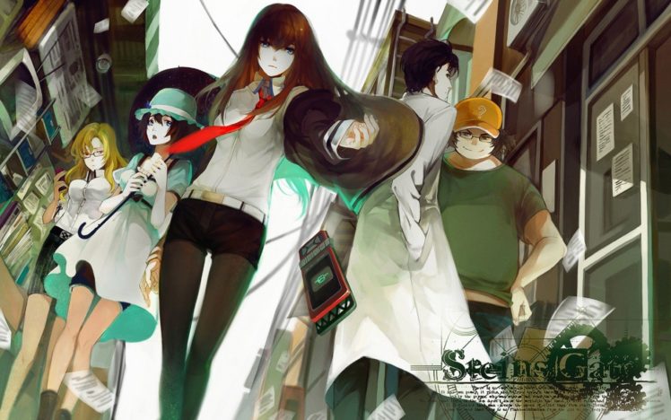 Makise Kurisu, Okabe Rintarou, Itaru Hashida, Anime, Steins;Gate HD Wallpaper Desktop Background