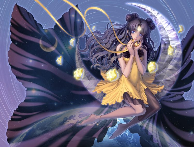Luna, Sailor Moon, Anime girls HD Wallpaper Desktop Background