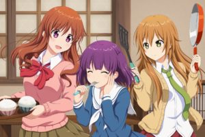 anime, Koufuku Graffiti, Machiko Ryou, Morino Kirin, Shiina (Koufuku Graffiti), Anime girls