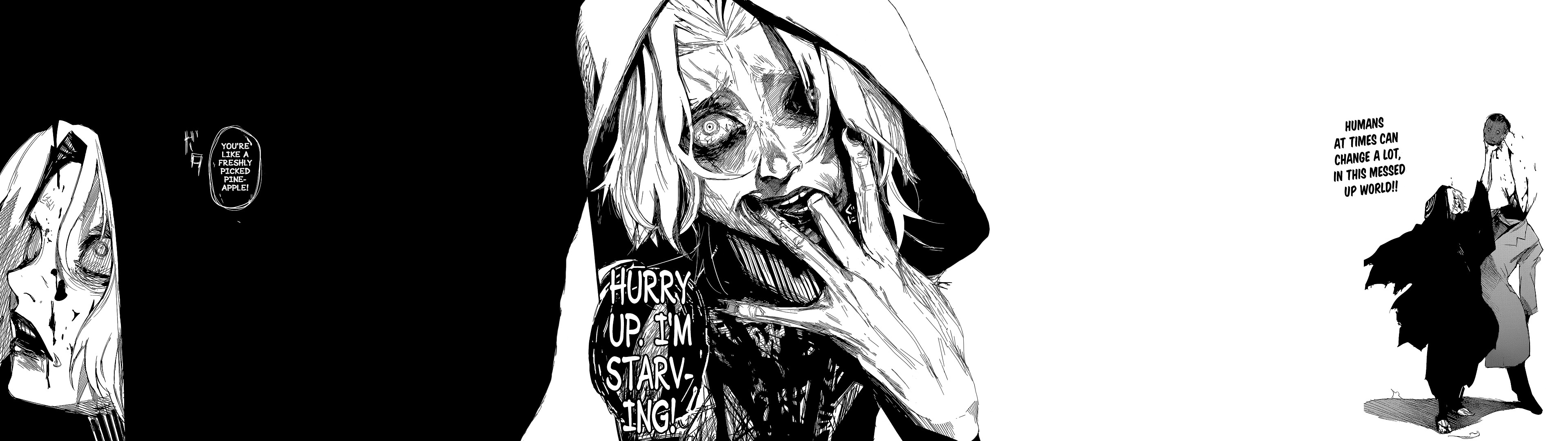 Takizawa Seido, One Eyed Ghoul, Tokyo Ghoul:re, Multiple display, Manga Wallpaper