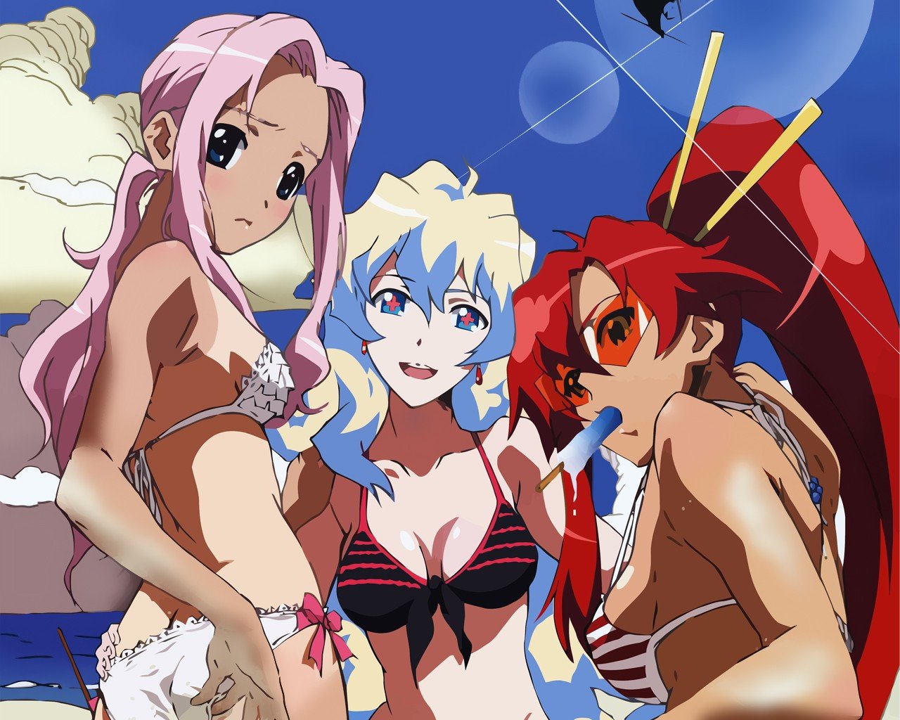 Tengen Toppa Gurren Lagann, Anime vectors Wallpaper