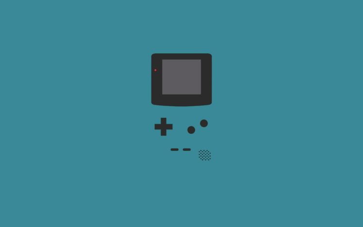 Minimalistic Vector Gameboy Teal Wallpapers Hd Desktop And Mobile Backgrounds