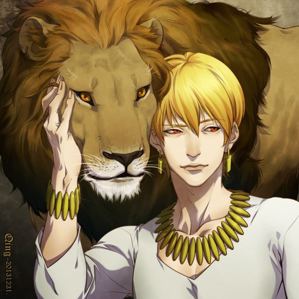 Fate Zero, Gilgamesh, Lion Wallpaper