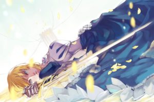 Fate Series, Saber, Armor, Sword, Anime girls