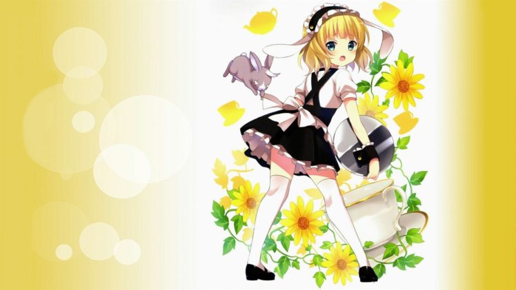 anime girls, Gochuumon wa Usagi Desu ka?, Kirima Sharo HD Wallpaper Desktop Background
