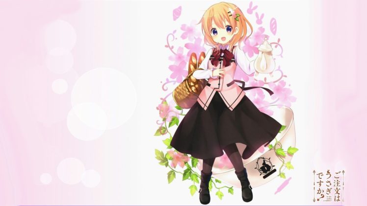 anime girls, Gochuumon wa Usagi Desu ka?, Hoto Kokoa HD Wallpaper Desktop Background