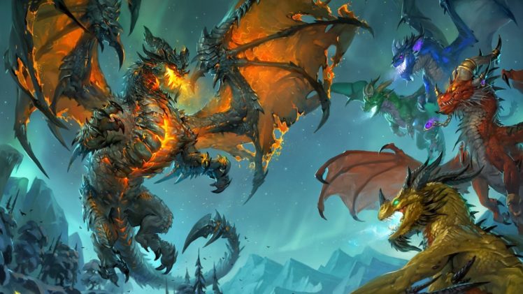 World of Warcraft, Dragon HD Wallpaper Desktop Background