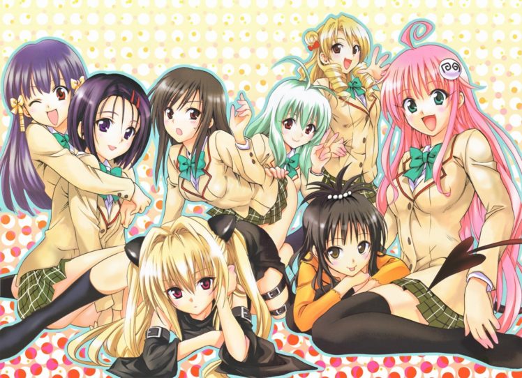 Wallpaper Anime Girls To Love Ru Lala Satalin Deviluke Golden Darkness Free HD