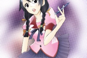 anime girls, Hanekawa Tsubasa, Monogatari Series, School uniform